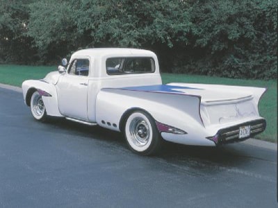 white 1953 Dream custom truck